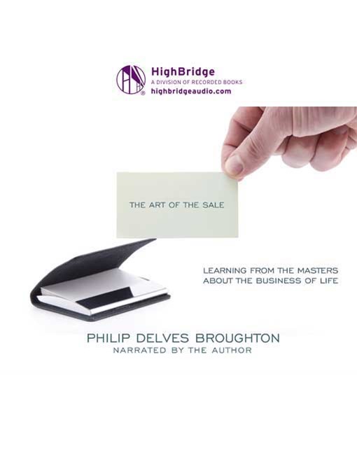 Title details for The Art of the Sale by Philip Delves Broughton - Wait list